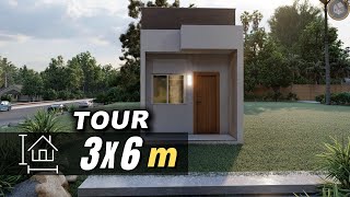 KITNET PEQUENA  LOFT MINIMALISTA  TINY HOUSE [upl. by Kerin983]