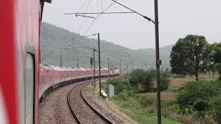 Trivandrum Rajdhani Express High Speed Blast DelhiSurat Compilation [upl. by Ahsinam466]