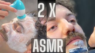 FAST ASMR 2X  SHAVE RAZOR  SKINCARE RELAXING [upl. by Shannon]