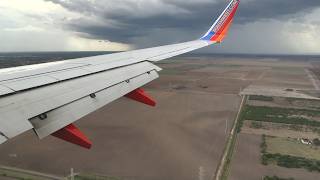 HARLINGEN TEXAS Southwest Airlines Landing At Valley International Airport [upl. by Cailly]