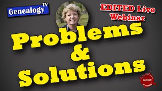 Genealogy Problems and Solutions Previous Live  Edited [upl. by Dammahum222]