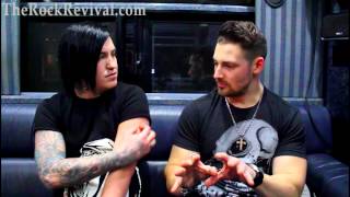 Escape The Fate Interview with Craig Mabbitt on 2014 Bury The Hatchet Tour [upl. by Seen]