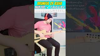 Cornershop  Brimful of Asha Main Riff Guitar Lesson  Tab  Tutorial guitar tutorial shorts [upl. by Ettennyl828]