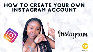 How to create your own Instagram account in less than 3 mins  for kids [upl. by Rehpotsirhc]