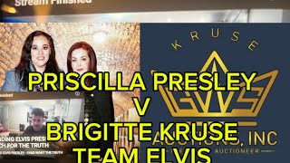 PRISCILLA PRESLEY V BRIGITTE KRUSE TEAM ELVIS  FANS SEARCH FOR THE TRUTH [upl. by Aivekal]