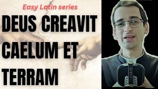 1  De mundi et hominis creatione  Historia Sacra  Easy latin series [upl. by Verlie]