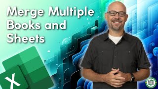 Excel How To Merge Multiple Books And Sheets [upl. by Ynnij792]