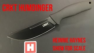 CRKT Humdinger  Heinnie Haynes Show for Scale [upl. by Llenrod]