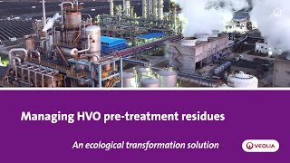 Managing HVO pretreatment residues  Veolia [upl. by Suivatram]