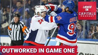 The Capitals fall in an ugly loss to the Rangers in game one of the playoffs  what needs to change [upl. by Yrhcaz]