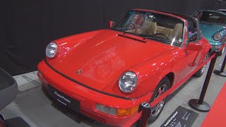 Porsche 964 36 Targa Carrera 2 Guards Red Car 1990 Exterior and Interior Walkaround [upl. by Nicram]