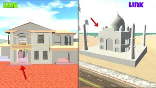 Taj Mahal link And luxurious house  in indan bike driving 3d [upl. by Asilec]