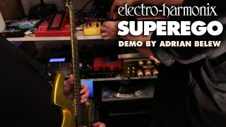 ElectroHarmonix Superego Synth Engine Pedal Demo by Adrian Belew [upl. by Knox]