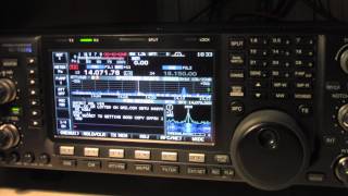 Icom IC7600 IN PSK31CWSSB Modes [upl. by Sacks]