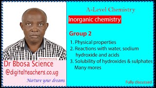 Group 2 elements by Dr Bbosa Science [upl. by Liew]