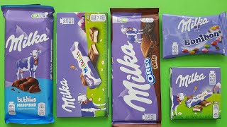 Indulge in Milka Marvels  Airy Milk Chocolate  Creamy Milkinis Colorful Dragees Adventure ASMR [upl. by Haiasi630]