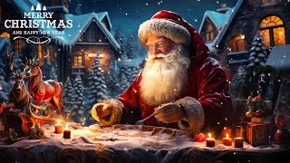 Relaxing Christmas Ambience 🎁 Heavenly Christmas Music 2024 Christmas Fireplace 10 [upl. by Kan]