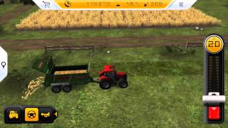 Farming Simulator 14  Gameplay on iPhone 5s [upl. by Tillford]