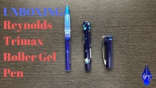 Unboxing Reynolds Trimax Roller Gel PenOverview [upl. by Wareing]