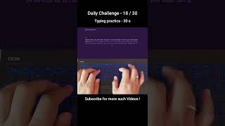 Day 18 of Typing typing sentence practiceenglish sentences practice typing keyboard laptop [upl. by Ahsia]