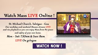 KONKANI MASS  LIVE  MISACHI BHETT  ST MICHAEL CHURCH TALEIGAO  21 OCTOBER 2023 [upl. by Lach918]