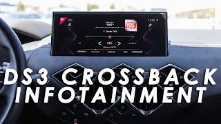 DS3 Crossback  Focus Sistema Infotainment ENG SUBS [upl. by Arymahs]