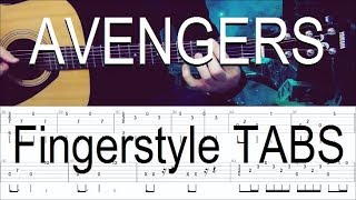 AVENGERS  GUITAR TABS  Composer Harry Lightfoot [upl. by Nowahs]