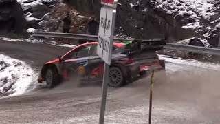 Rallye Monte Carlo 2024 Test Thierry Neuville WRC Hyundai i20 Rally1 FLAT OUT 😨 [upl. by Ydnac]