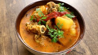 Railway Mutton Curry Recipe  Mutton Curry Recipe  The Bombay Chef  Varun Inamdar [upl. by Siuol]