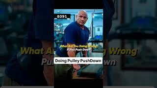 Mistakes observed in Pulley PushDown  triceps exercise mistakes short [upl. by Niltac]