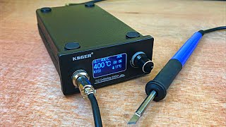 KSGER T12 soldering station unboxing and review [upl. by Neeloj833]