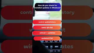 How to Check for Installed Updates in Windows quiz [upl. by Tilford]