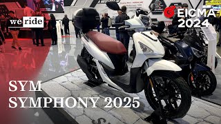 SYM Symphony 2025  LIVE da EICMA 2024 [upl. by Adan]