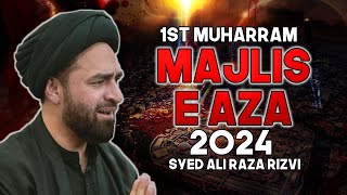 1st Muharram ul Haram Majlis e Aza  Allama Syed Ali Raza Rizvi [upl. by Rausch]