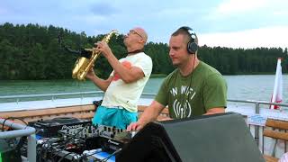 Infinity  Saxophone Live from Augustow City boat party [upl. by Emersen]