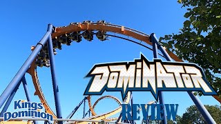 Dominator Kings Dominion Review The Great BampM Floorless Coaster [upl. by Atibat]