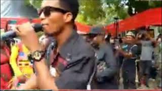 🙄Watch How Kofi Kinaata Thrilled The Crowd At His Friends Funeral [upl. by Ahseinat]