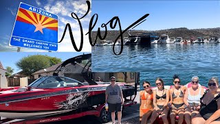 Arizona Vlog Boating Upside Down Pineapple Party amp More [upl. by Aittam]