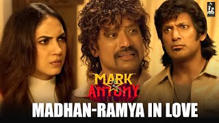 MadhanRamya in Love  Mark Antony  Vishal  SJ Suryah  Adhik  GV Prakash [upl. by Becca]