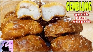 RESEP DAN CARA MEMBUAT GEMBLONG  GEMBLONG KETAN GULA MERAH [upl. by Nuawtna813]