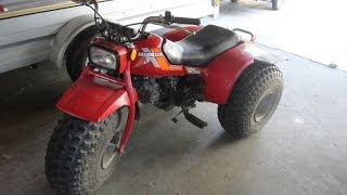 Honda ATC Annual Maintenance [upl. by Nanis]