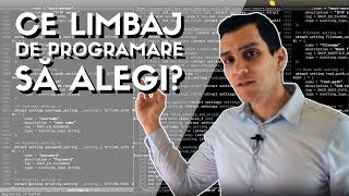 Ce Limbaj de Programare sa inveti daca esti la inceput  Invata Programare Ep 1 [upl. by Brockwell]