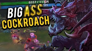 THATS A BIG  COCKROOACH   11K HP CHOGATH NOM NOM  Trick2G [upl. by Jegar123]