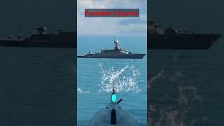 Belgorode submarines Poseidon Torpedo in action 🔥 Modern warship Sorts [upl. by Jillana]