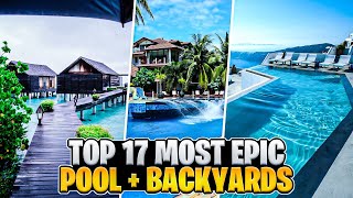 Top 17 Best Most Epic POOL  BACKYARDS [upl. by Thalassa]