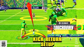 EA College Football 25 BEST Kicking Settings To Stop KICK RETURN CHEESENCAA 25 TIPS AND TRICKS [upl. by Araminta]