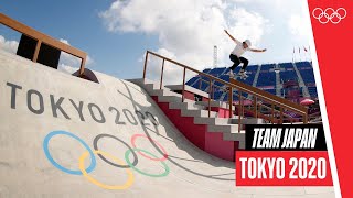 🇯🇵 Team Japan skateboarding at Tokyo 2020 [upl. by Obrien46]