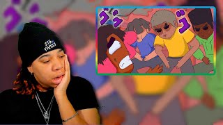 SimbaThaGod Reacts To I Got Jumped At School By Yoyo 808 Animated Story [upl. by Elahcim]