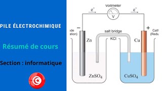 piles électrochimique  piles de type Daniell [upl. by Dreddy]