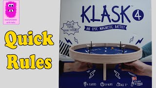 KLASK 4 Quick Rules In English boardgame klask4 rules howtoplay [upl. by Eolande]